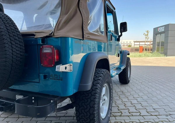 Jeep Wrangler cena 64700 przebieg: 152000, rok produkcji 1992 z Swarzędz małe 191